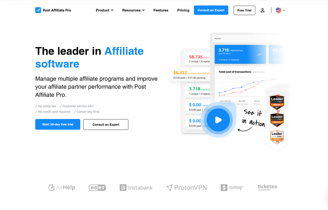 Post Affiliate Pro