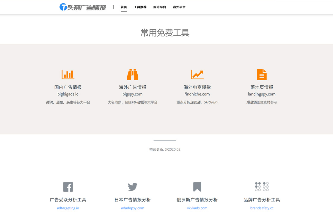 头条广告情报