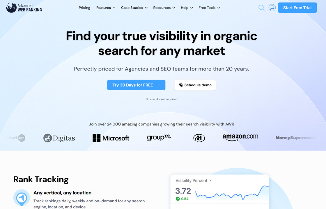 Advanced Web Ranking