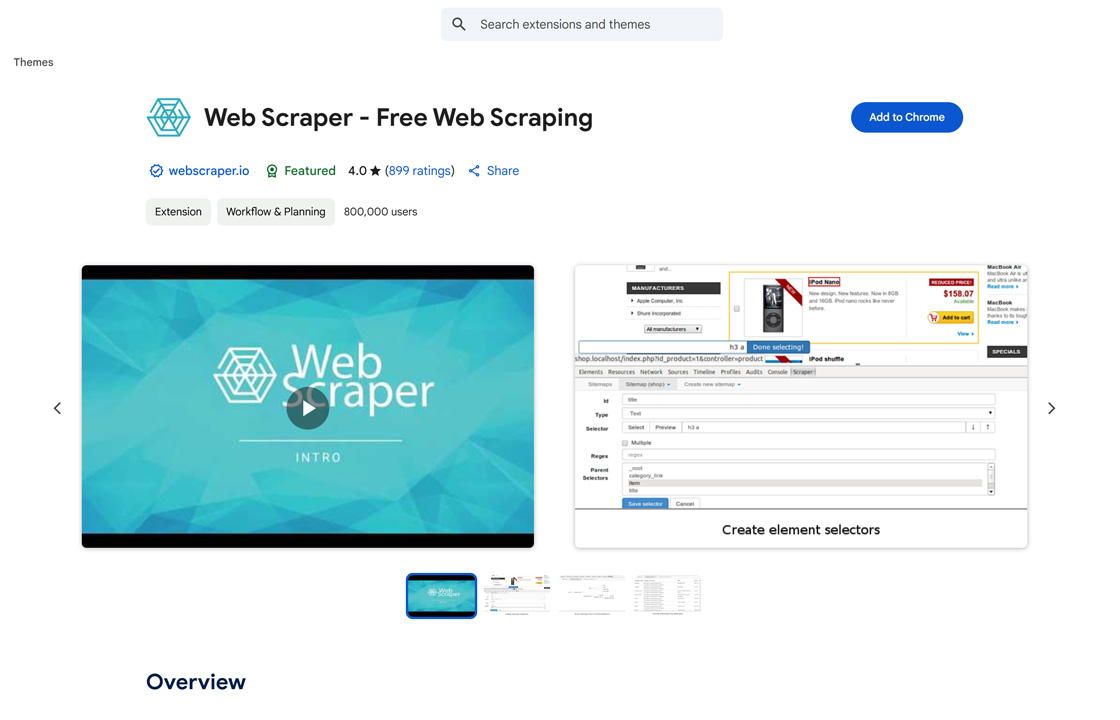 Web Scraper