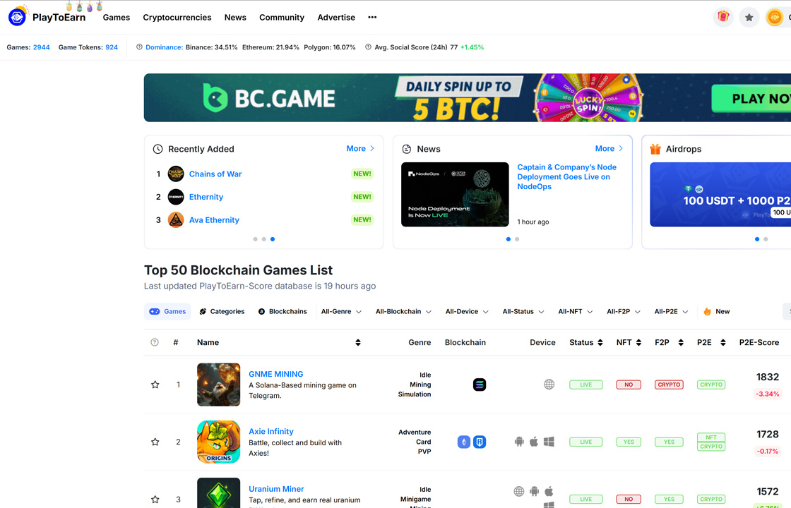 PlayToEarn